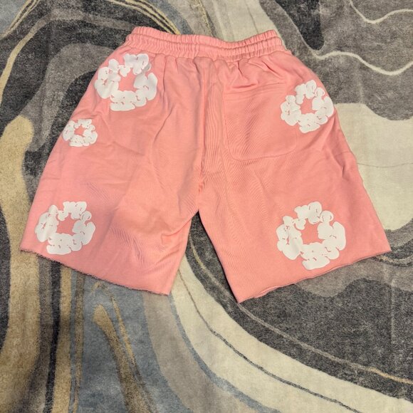 Denim Tears The Cotton Wreath Pink Shorts Size Medium - Picture 3 of 3